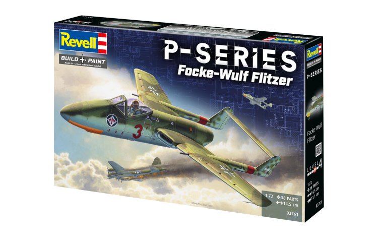 1:72 Revell 03761 Focke-Wulf TL J&auml;ger Flitzer WWII - P-series - Duits Straaljager - Rev03761 14 - REV03761