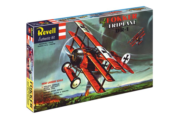 1:28 Revell 03762 Fokker Dr.I Triplane WWI - 75 Years Plastic Modelling - German Fighter Aircraft - Rev03762 20 - REV03762