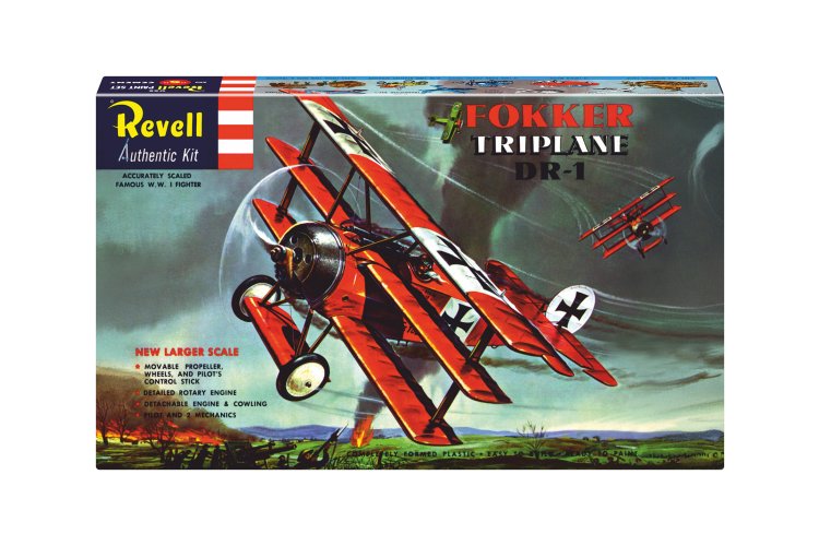 1:28 Revell 03762 Fokker Dr.I Triplane WWI - 75 Years Plastic Modelling - German Fighter Aircraft - Rev03762 21 - REV03762