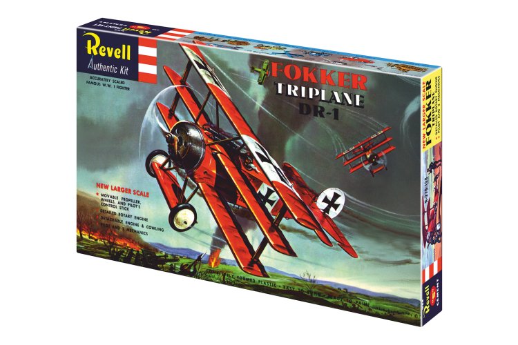 1:28 Revell 03762 Fokker Dr.I Triplane WWI - 75 Years Plastic Modelling - German Fighter Aircraft - Rev03762 22 - REV03762