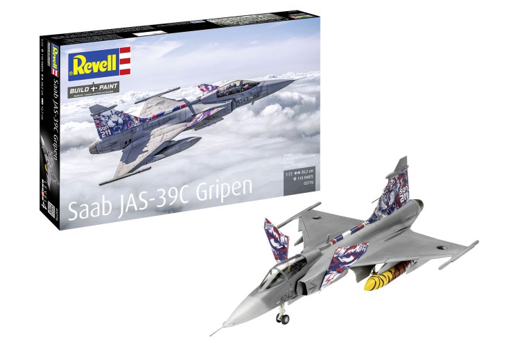 1:72 Revell 03776 Saab JAS-39C Gripen &ndash; Swedish Fighter Aircraft &ndash; Jet Fighter - Rev03776 1 - REV03776