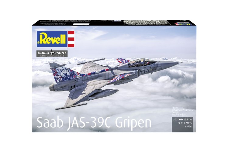 1:72 Revell 03776 Saab JAS-39C Gripen &ndash; Swedish Fighter Aircraft &ndash; Jet Fighter - Rev03776 10 - REV03776