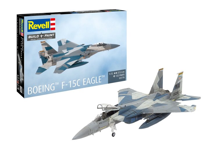 1:72 Revell 03778 Boeing F-15C Eagle - Amerikaans Militair Vliegtuig - Straaljager - Rev03778 1x - REV03778