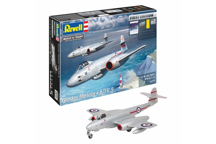 1:32 Revell 03779 Gloster Meteor F.8 / FR.9 - First Edition - Britse Straaljager - Rev03779 1 - REV03779