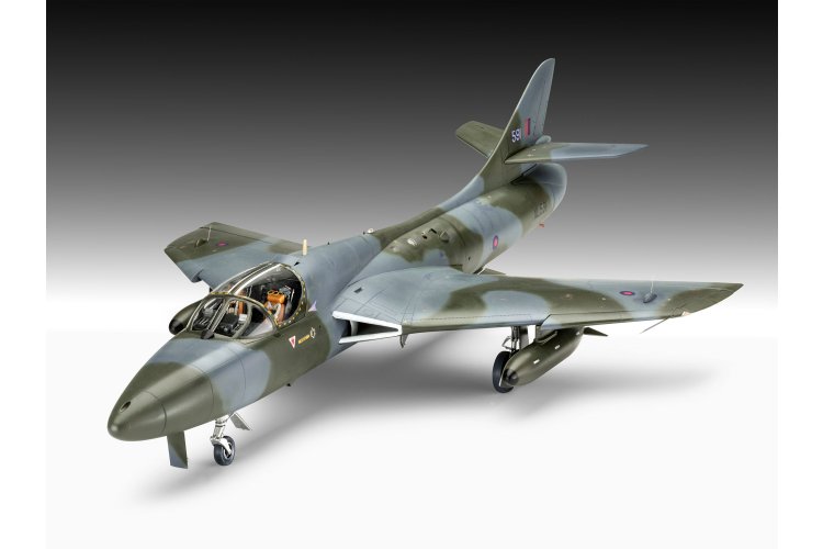 1:32 Revell 03786 Hawker Hunter T.7/T.7A - Brits Trainingsvliegtuig - Rev03786 10 - REV03786