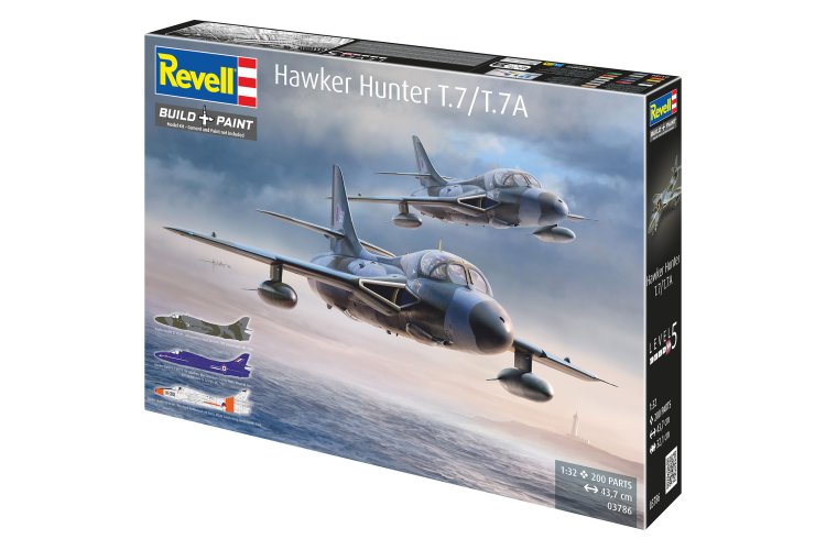 1:32 Revell 03786 Hawker Hunter T.7/T.7A - Brits Trainingsvliegtuig - Rev03786 13 - REV03786