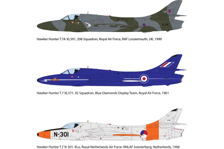1:32 Revell 03786 Hawker Hunter T.7/T.7A - Brits Trainingsvliegtuig - Rev03786 8 - REV03786