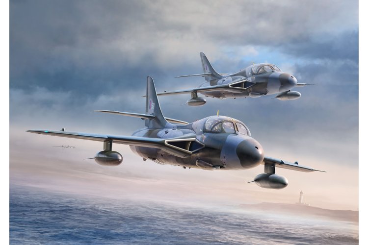 1:32 Revell 03786 Hawker Hunter T.7/T.7A - Brits Trainingsvliegtuig - Rev03786 9 - REV03786