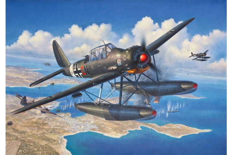 1:32 Revell 03787 Arado Ar 196A-3 Seaplane - WWII Duits Verkenningsvliegtuig - Propellervliegtuig - Rev03787 11 - REV03787
