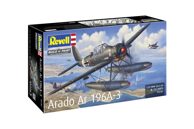 1:32 Revell 03787 Arado Ar 196A-3 Seaplane - WWII Duits Verkenningsvliegtuig - Propellervliegtuig - Rev03787 13 - REV03787