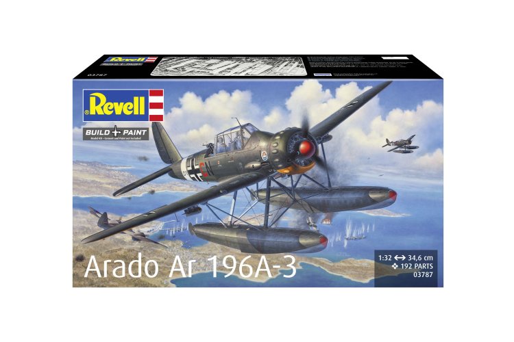 1:32 Revell 03787 Arado Ar 196A-3 Seaplane - WWII Duits Verkenningsvliegtuig - Propellervliegtuig - Rev03787 14 - REV03787