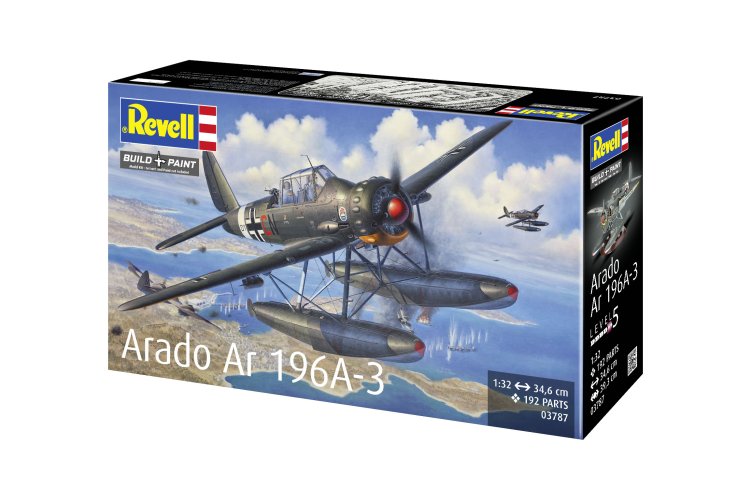 1:32 Revell 03787 Arado Ar 196A-3 Seaplane - WWII Duits Verkenningsvliegtuig - Propellervliegtuig - Rev03787 15 - REV03787