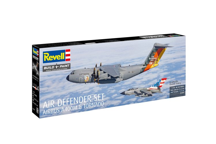 1:144 Revell 03789 Air Defender Set - Airbus A400M Atlas + Tornado IDS - Rev03789 10 - REV03789