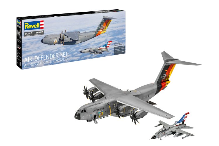 1:144 Revell 03789 Air Defender Set - Airbus A400M Atlas + Tornado IDS - Rev03789 1x - REV03789