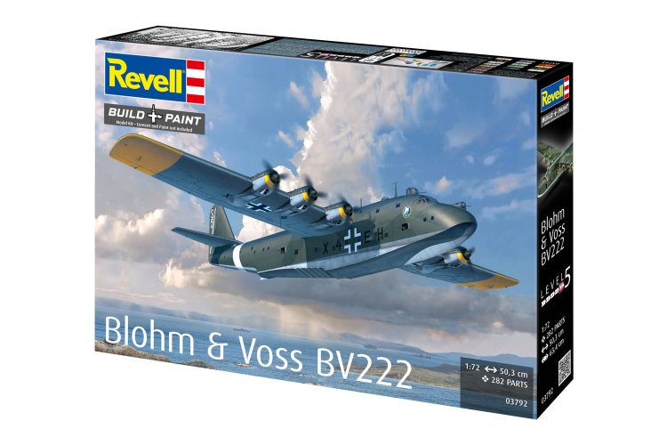 1:72 Revell 03792 Blohm & Voss BV 222 - Propeller Vliegtuig - Rev03792 12x - REV03792