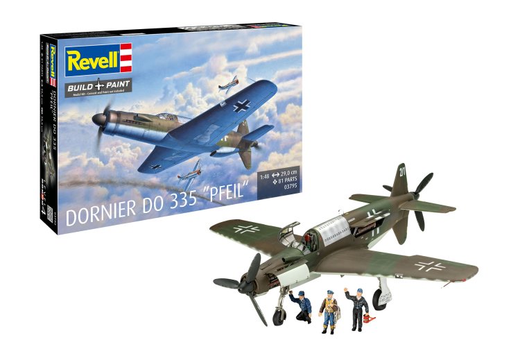 1:48 Revell 03795 Dornier Do 335 Pfeil - Propeller Aircraft - Rev03795 1x - REV03795