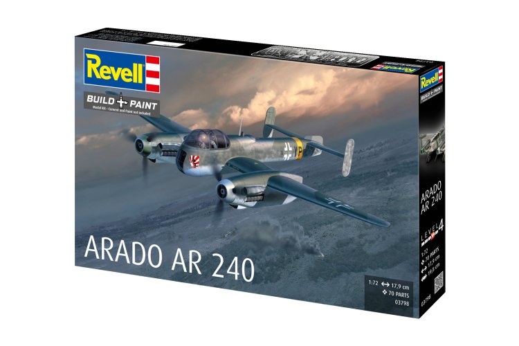 1:72 Revell 03798 Arado Ar 240 - Propeller Vliegtuig - Rev03798 22 - REV03798