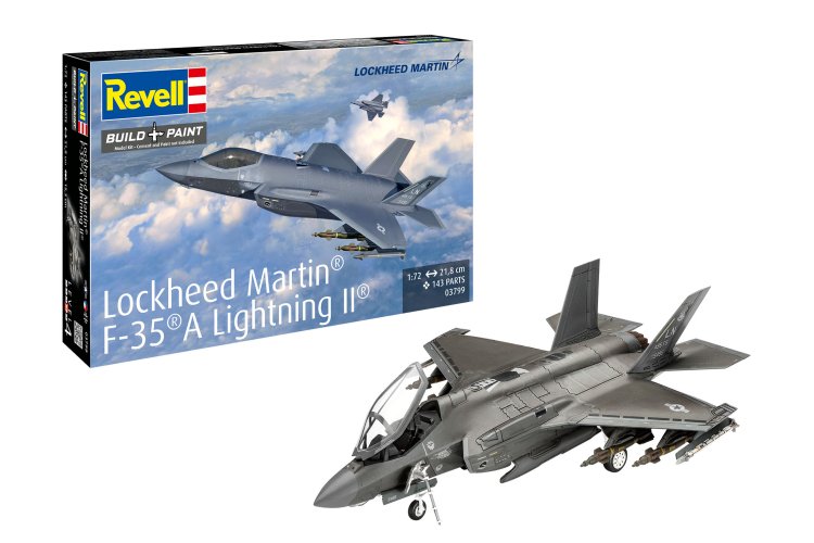 1:72 Revell 03799 Lockheed Martin F-35A Lightning II&reg; - Straaljager - Rev03799 1x - REV03799