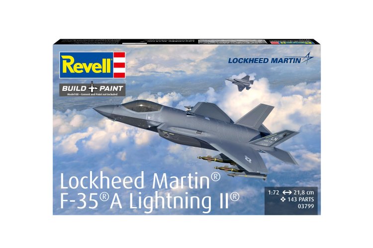 1:72 Revell 03799 Lockheed Martin F-35A Lightning II&reg; - Straaljager - Rev03799 21 - REV03799