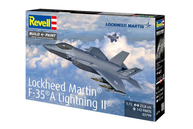 1:72 Revell 03799 Lockheed Martin F-35A Lightning II&reg; - Straaljager - Rev03799 22 - REV03799