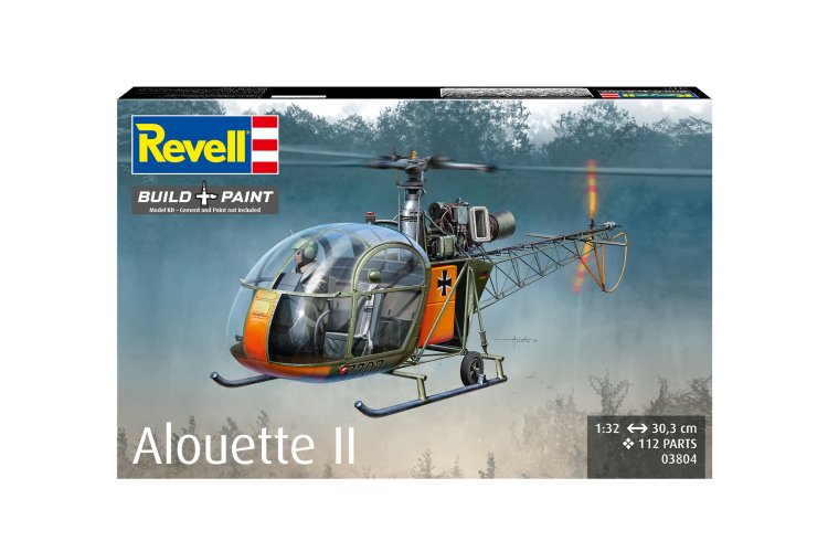 1:32 Revell 03804 Aerospatiale Alouette II Helicopter - Rev03804 21 - REV03804