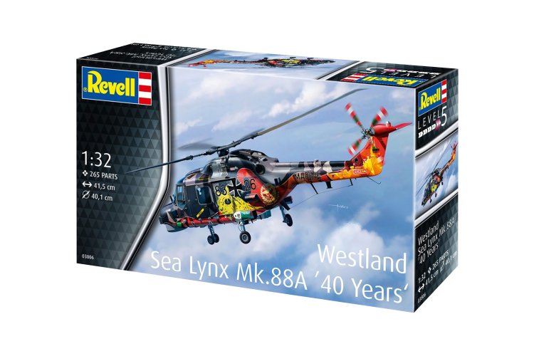 1:32 Revell 03806 Westland Sea Lynx MK.88A - Speciale Kleuren - 40 Jaar! - Helikopter - Rev03806 22 - REV03806