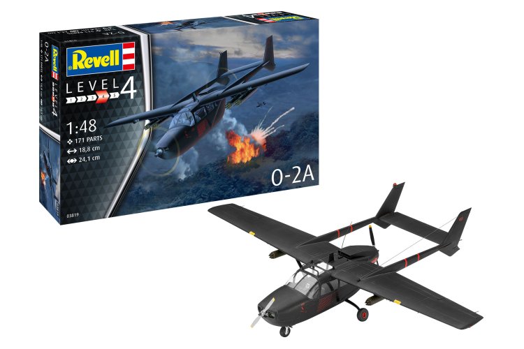 1:48 Revell 03819 O-2A Skymaster Plane - Rev03819 o 2a 01 1 - REV03819