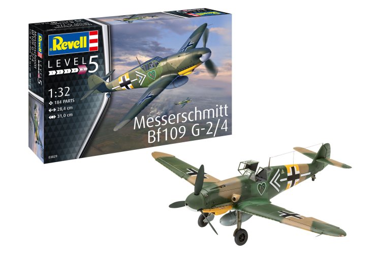 1:32 Revell 03829 Messerschmitt Bf109G-2/4 - Rev03829 messerschmitt bf109g 2 4 01 1 - REV03829