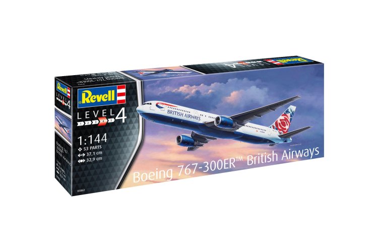 1:144 Revell 03862 Boeing 767-300ER British Airways Chelsea Rose - Rev03862 1 - REV03862