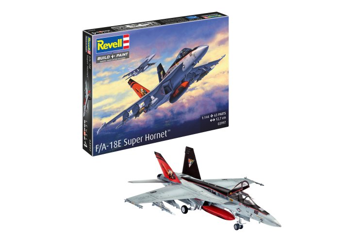 1:144 Revell 03997 Boeing F/A-18E Super Hornet - American Fighter and Attack Aircraft - Rev03997 1 1 - REV03997