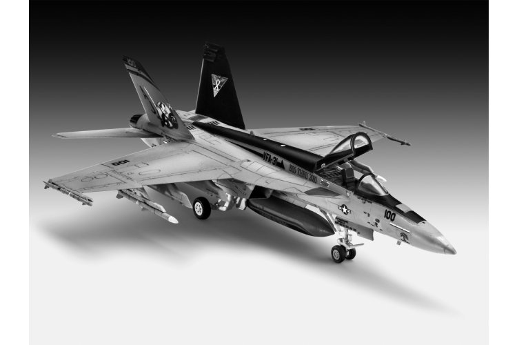 1:144 Revell 03997 Boeing F/A-18E Super Hornet - American Fighter and Attack Aircraft - Rev03997 3 - REV03997