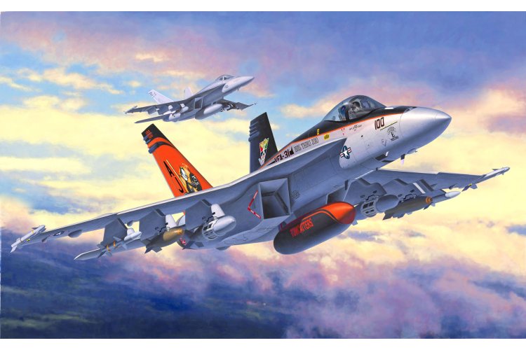 1:144 Revell 03997 Boeing F/A-18E Super Hornet - American Fighter and Attack Aircraft - Rev03997 5 - REV03997