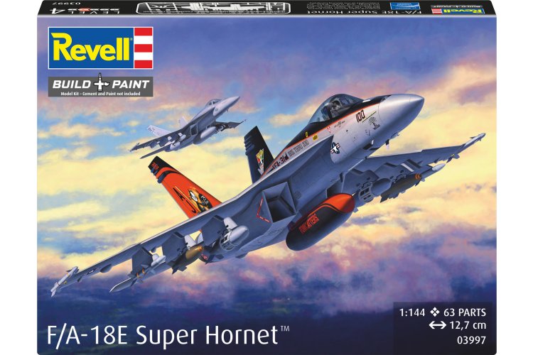 1:144 Revell 03997 Boeing F/A-18E Super Hornet - American Fighter and Attack Aircraft - Rev03997 9 - REV03997