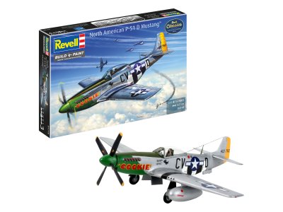 1:72 Revell 04148 North American P-51D Mustang WWII - Amerikaans Jachtvliegtuig - Rev04148 1a - REV04148