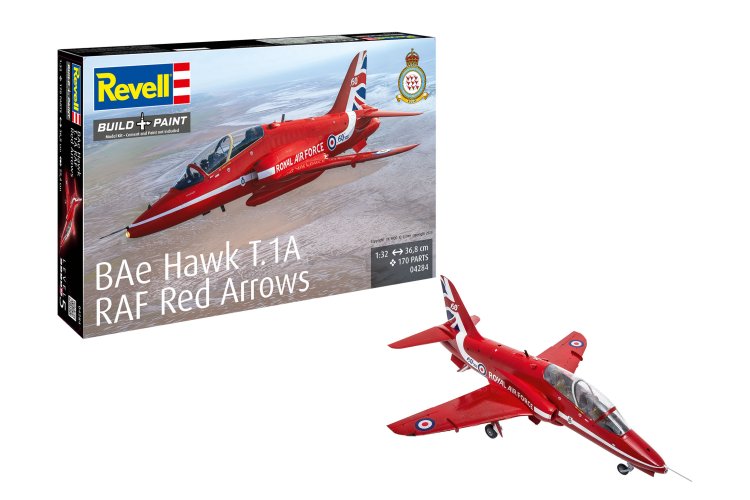 1:32 Revell 04284 BAe Hawk T.1A - Royal Air Force Red Arrows - Straaljager - Rev04284 1x - REV04284