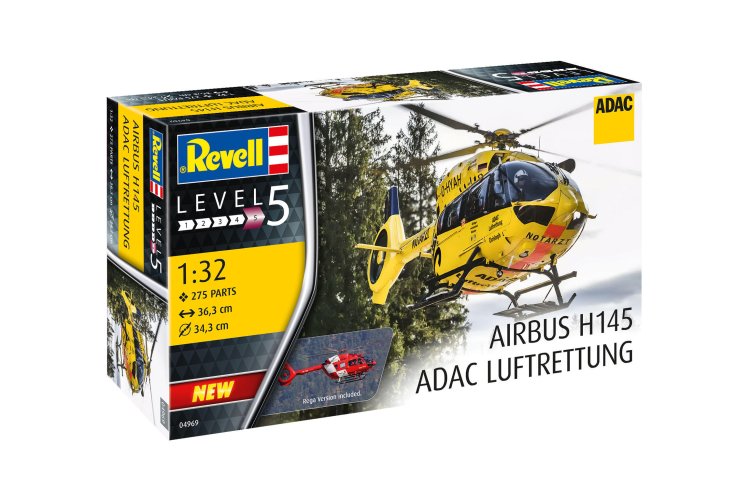 1:32 Revell 04969 German Helicopter Airbus H145 ADAC/REGA