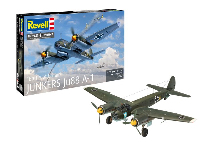 1:72 Revell 04972 Junkers Ju88 A-1 - Battle of Britain - Rev04972 1 - REV04972