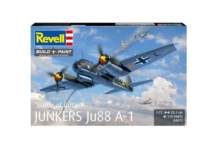 1:72 Revell 04972 Junkers Ju88 A-1 - Battle of Britain - Rev04972 11 - REV04972