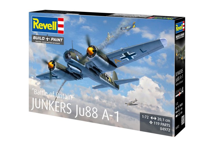 1:72 Revell 04972 Junkers Ju88 A-1 - Battle of Britain - Rev04972 12 - REV04972