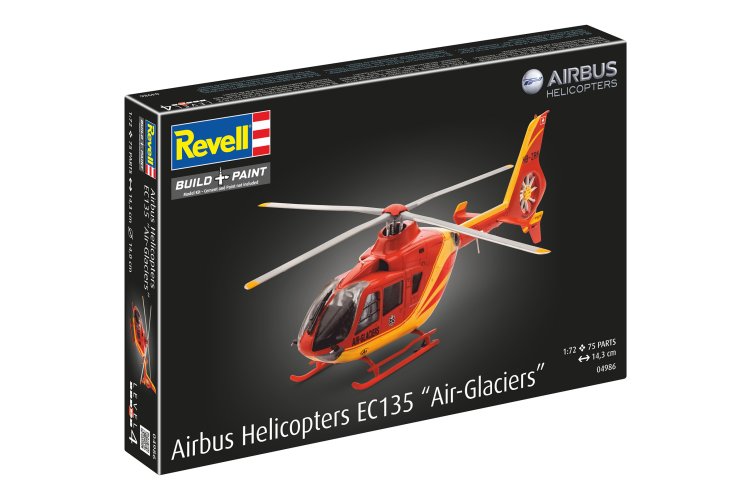 1:72 Revell 04986 Airbus Helicopters EC135 - Air-Glaciers - Rev04986 11 - REV04986