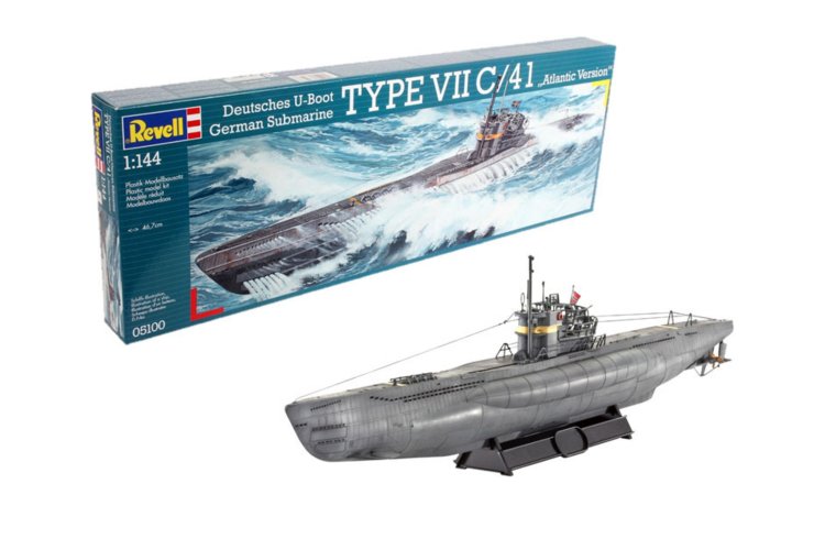 1:144 Revell 05100 German Submarine TYPE VII C/41 Atlantic Version - Rev05100 1 1 - REV05100