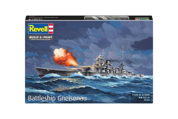 1:1200 Revell 05181 Battleship Gneisenau - Rev05181 12 - REV05181