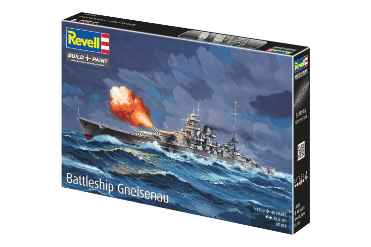 1:1200 Revell 05181 Battleship Gneisenau - Rev05181 13 - REV05181