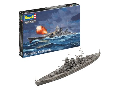 1:1200 Revell 05181 Battleship Gneisenau - Rev05181 1i - REV05181