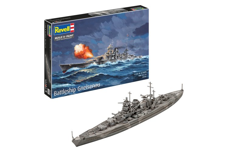 1:1200 Revell 05181 Battleship Gneisenau - Rev05181 1i - REV05181