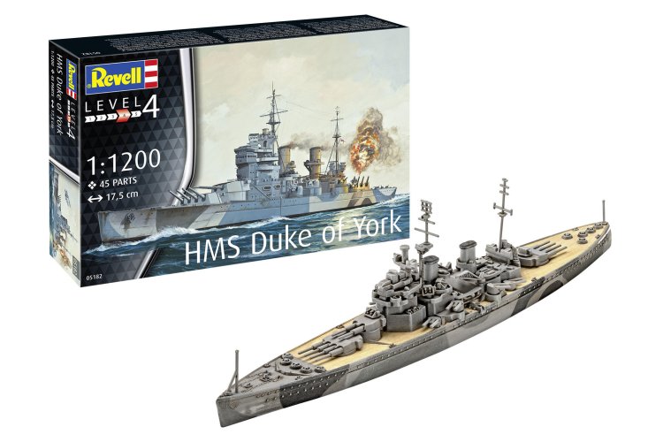1:1200 Revell 05182 Battleship HMS Duke of York - Rev05182 1 - REV05182