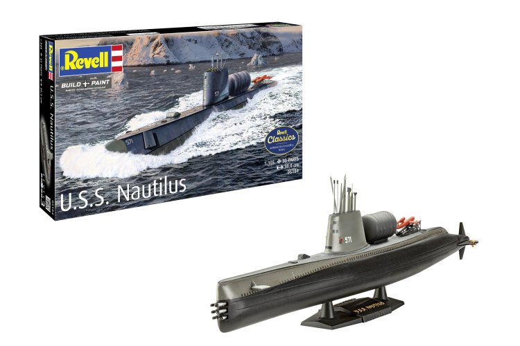1:305 Revell 05184 U.S.S. Nautilus &ndash; SSN-571 &ndash; American Submarine - Rev05184 1 - REV05184