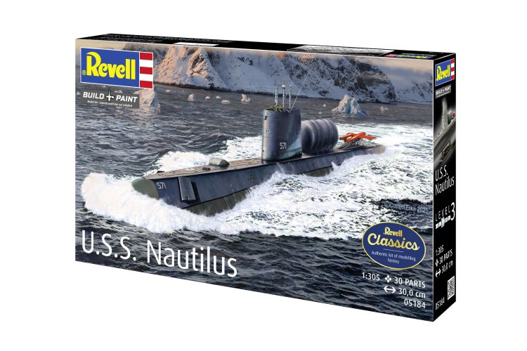 1:305 Revell 05184 U.S.S. Nautilus &ndash; SSN-571 &ndash; American Submarine - Rev05184 12 - REV05184