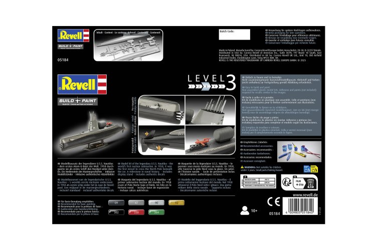 1:305 Revell 05184 U.S.S. Nautilus &ndash; SSN-571 &ndash; American Submarine - Rev05184 13 - REV05184