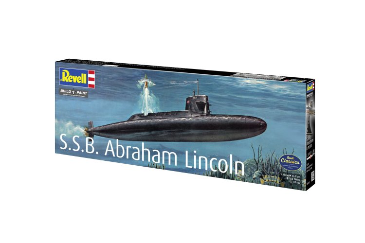 1:253 Revell 05185 USS Abraham Lincoln met Interieur - SSBN-602 - George Washington-klasse - Onderzee&euml;r - Rev05185 13 - REV05185